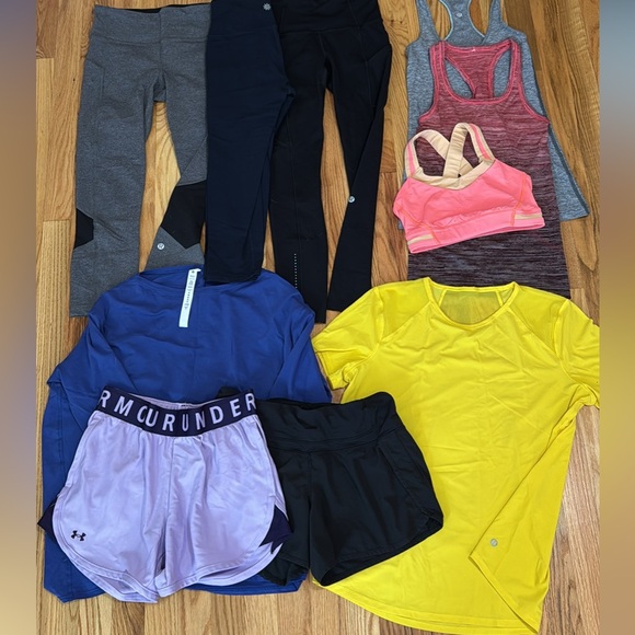 lululemon athletica Pants - LULULEMON ATHLETA bundle size XS/Small, leggings shorts tanks sports bra shirts